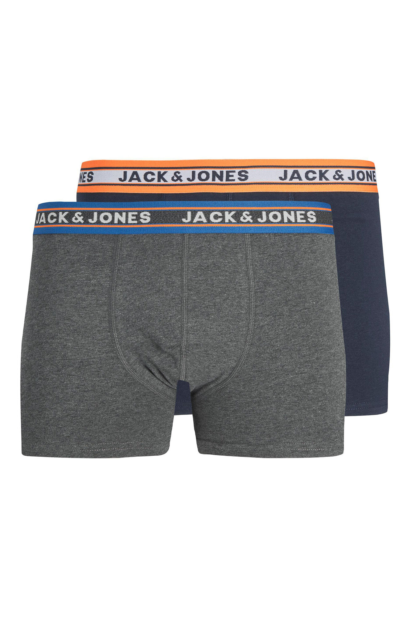 Pacote com 2 cuecas boxer - cinza médio