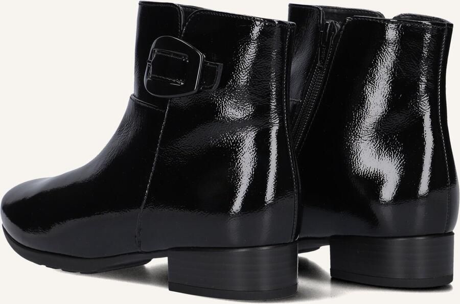 GABOR Enkellaarsjes Dames 714.1 Maat: 39 Materiaal: Leer Kleur: Zwart