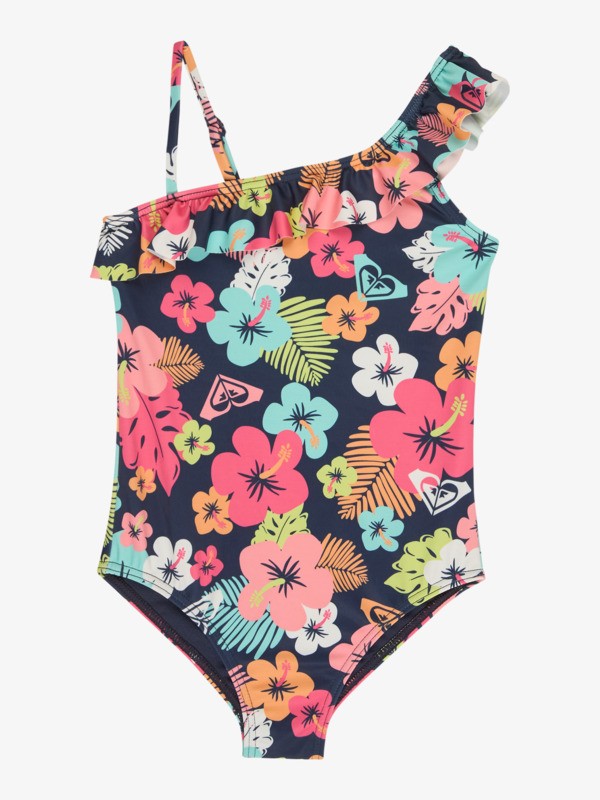 Morning Flower One-Piece Maillot de bain une pièce Bleu Fille 2-7 ans