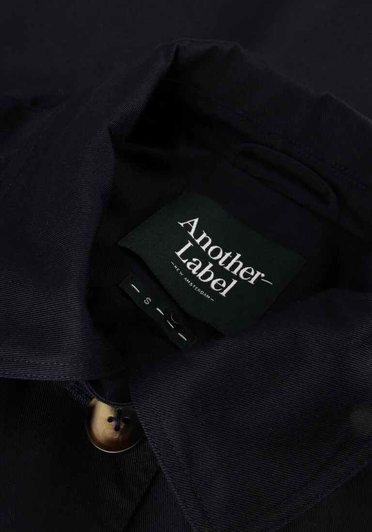 ANOTHER LABEL donkerblauwe another label mantel romee coat