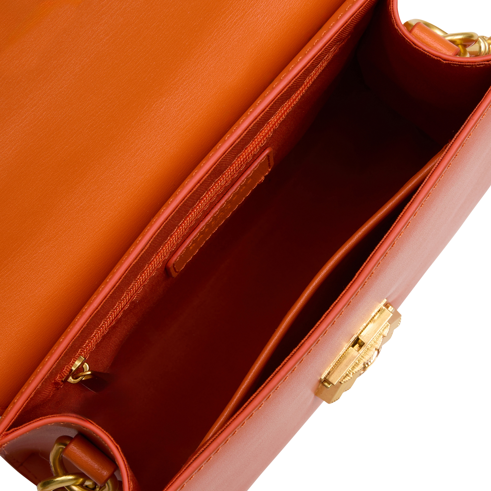 ANDREA - Sac bandoulière en cuir | Orange