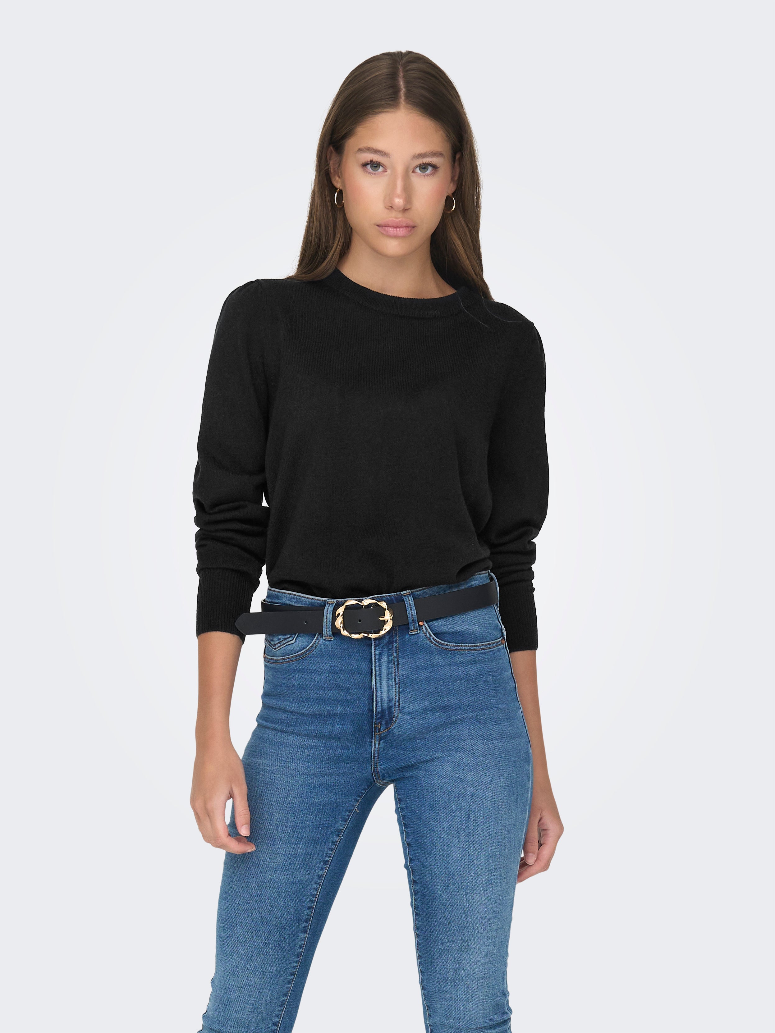 JDYLAURA Strickpullover Black