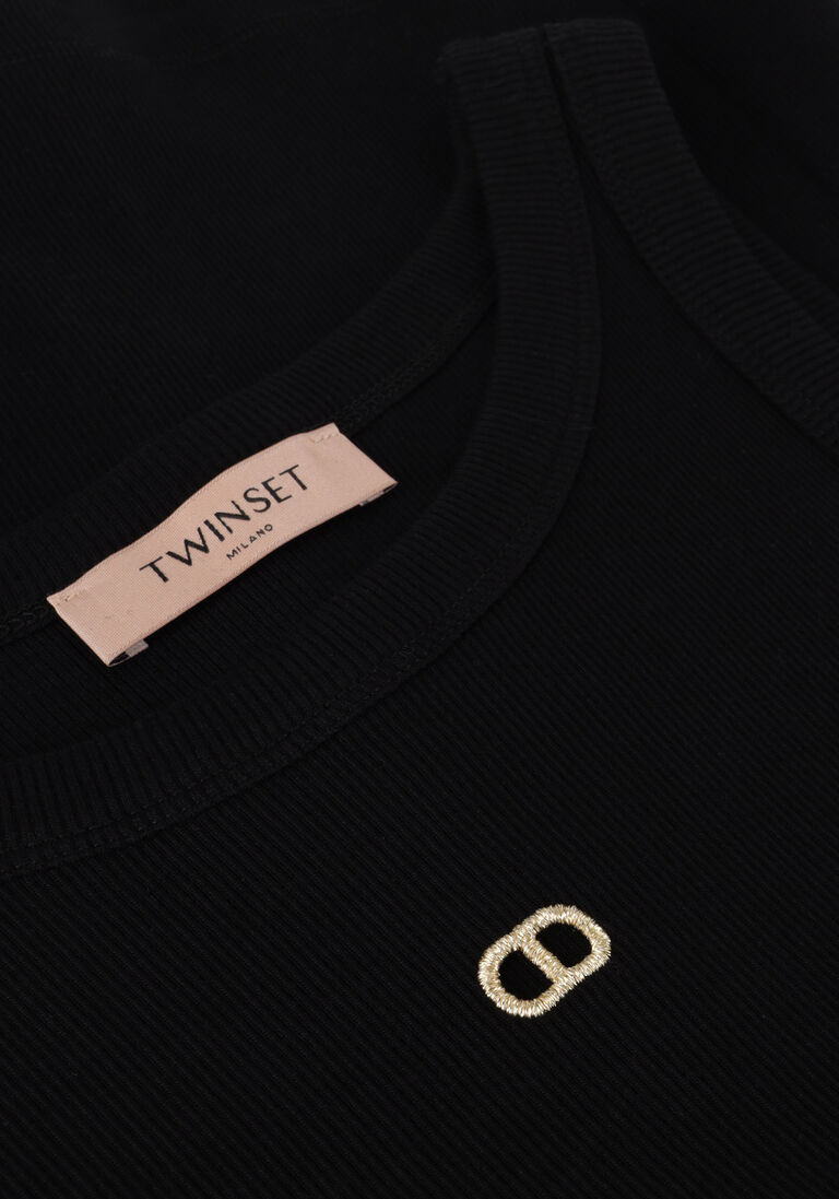 TWINSET MILANO zwarte twinset milano top knitted tank top