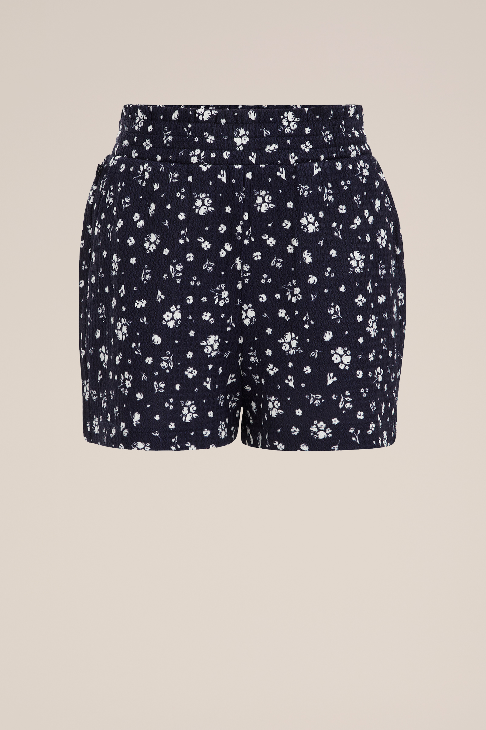 Meisjes short met dessin WE Fashion Donkerblauw