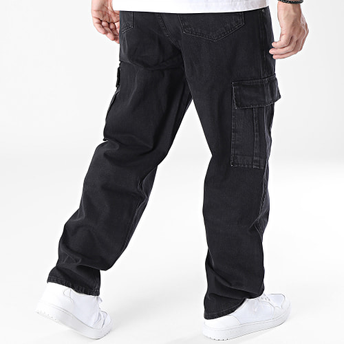 Pantalon Cargo Jean Baggy Noir