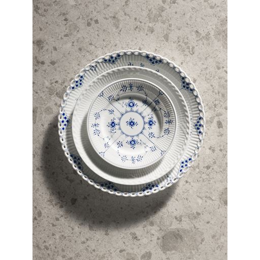 Royal Copenhagen Halvblonde Desserttallerken, Ø19 cm