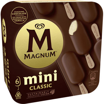 Magnum Mini IJs Classic 6 Stuks 6 x 55ml
