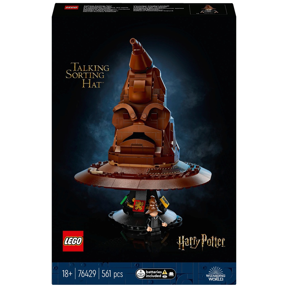 LEGO Harry Potter 76429 Sprechender Sprechender Hut Set für Erwachsene