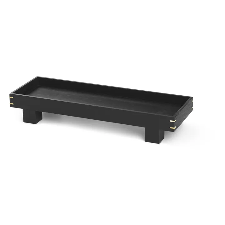 Ferm Living Plateau Bon en bois | Noir