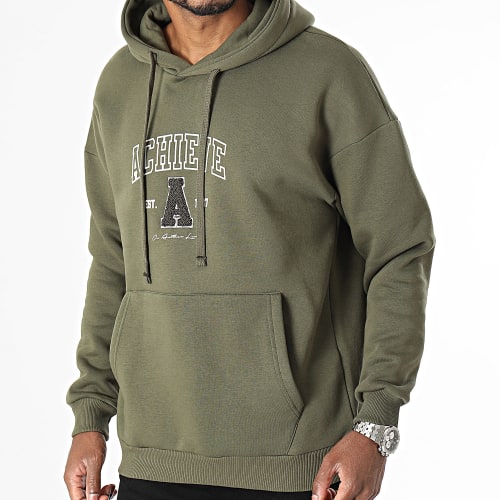 Sweat Capuche Vert Kaki