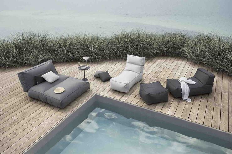 Blomus Pouf -STAY- Coal Coal