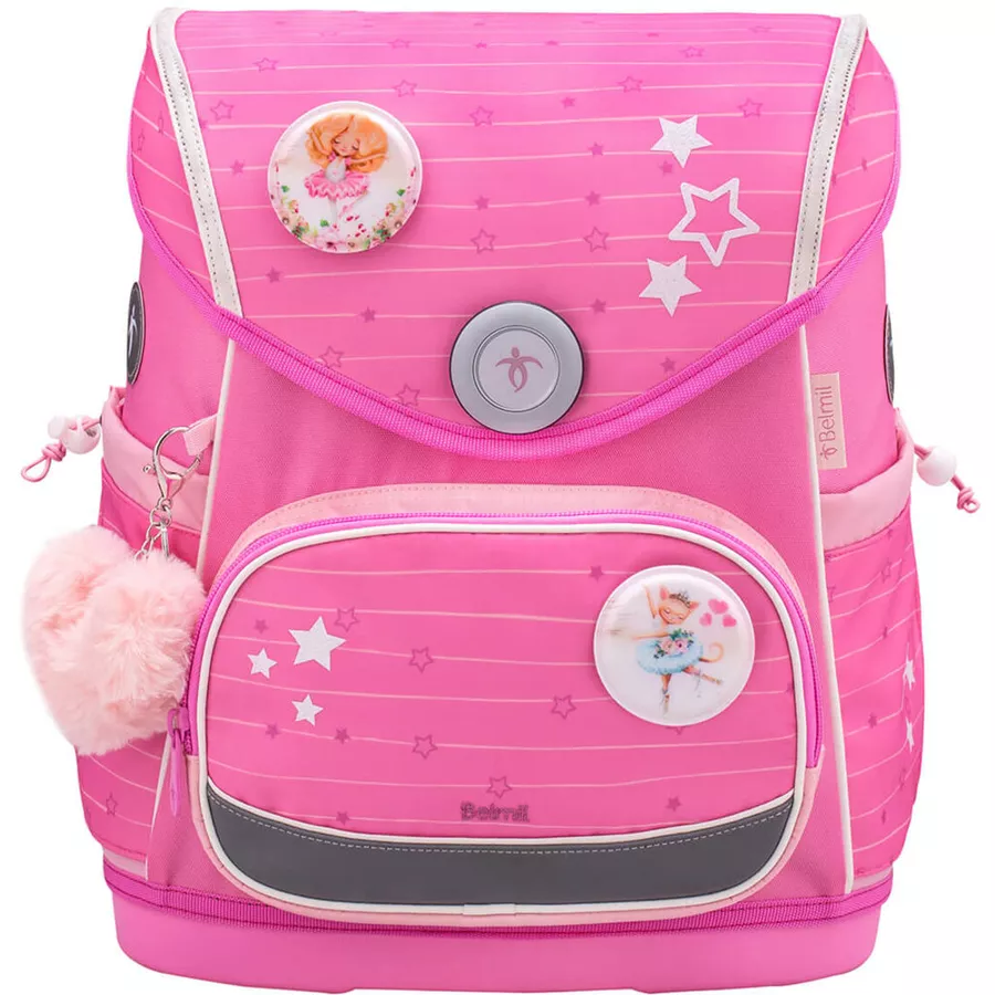 Belmil Schulranzen Premium Compact Plus Set 5-teilig Candy