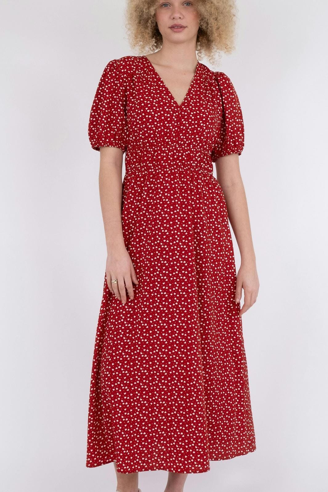 Neo Noir Julia Cute Heart Dress