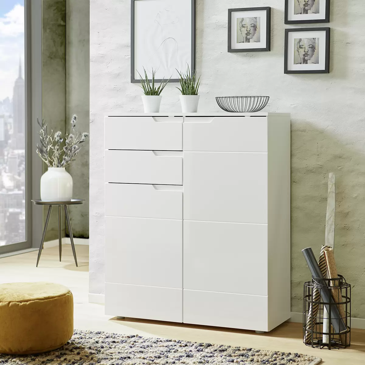 Kommode Hilton weiss