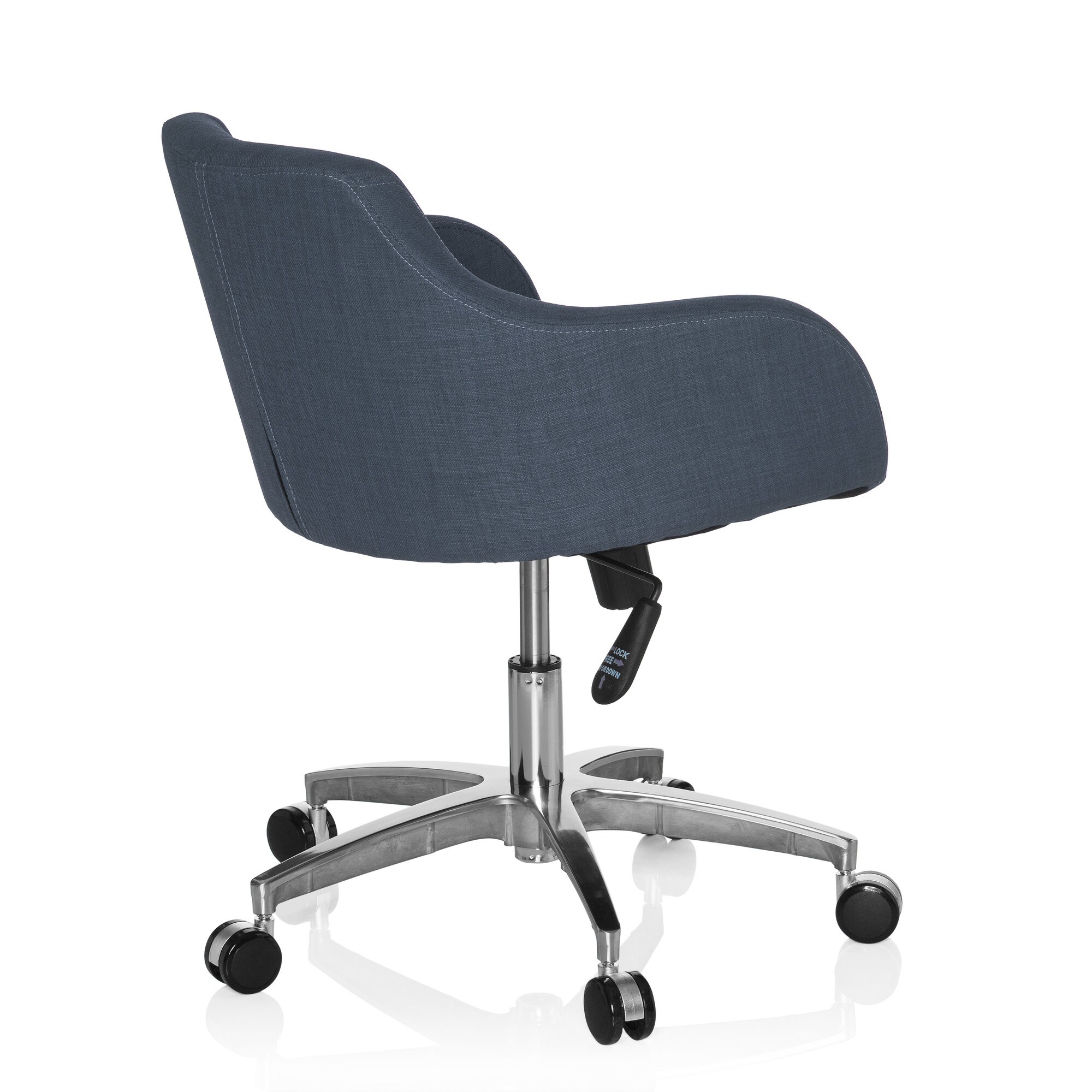Home Office Bürostuhl SOLAO 100 Stoff mit Armlehnen hjh OFFICE