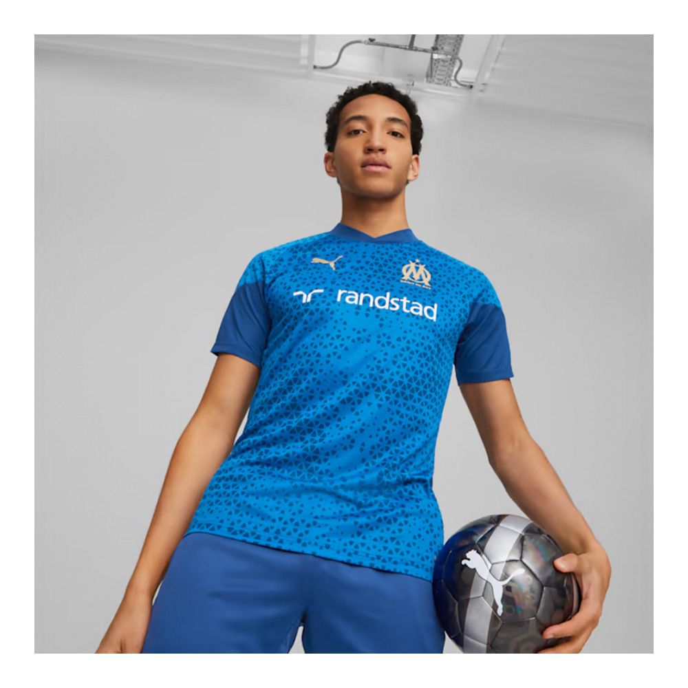 Puma OM TRG - Maillot Homme clyde royal/puma team royal/sun glitter