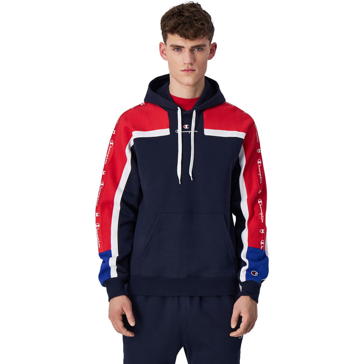 Champion Hooded Colorblock Hættetrøje Herre