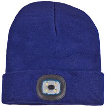 Bonnet avec lampe LED