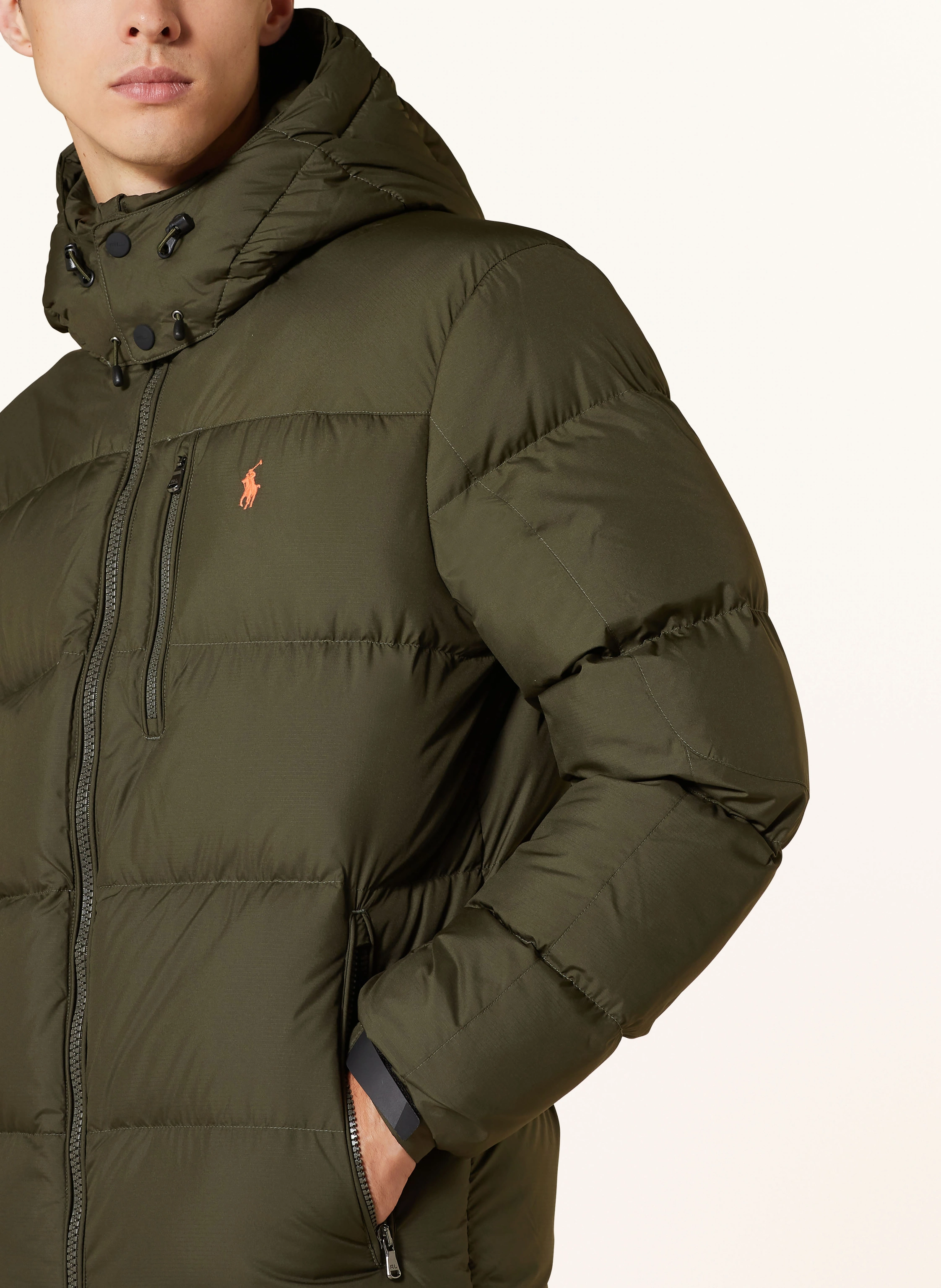 POLO RALPH LAUREN Daunenjacke mit abnehmbarer Kapuze