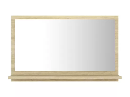 Miroir salle de bain Chêne sonoma 60x10,5x37 cm Bois ingénierie