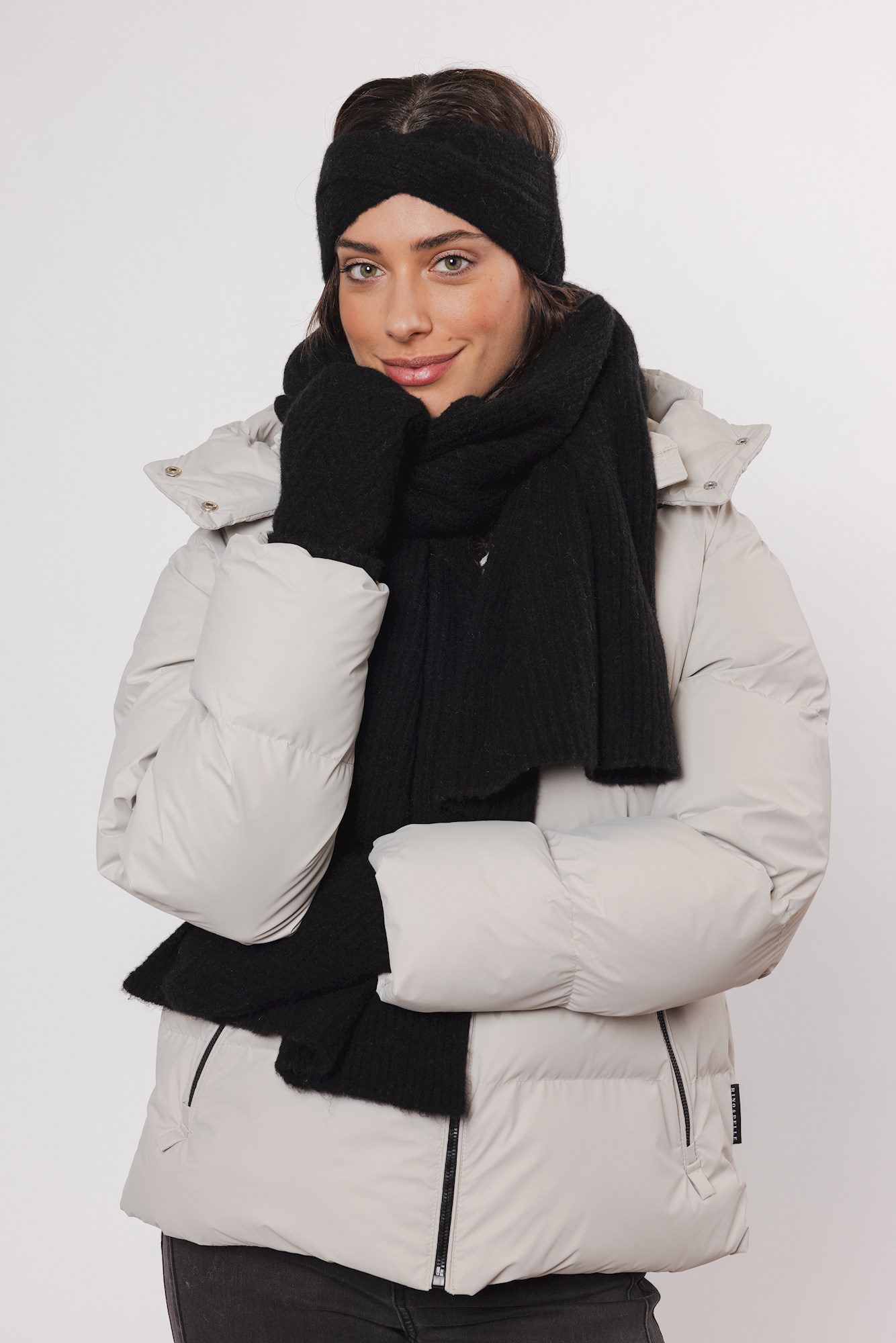 Rino & Pelle - Sora Knitted Headband - Black