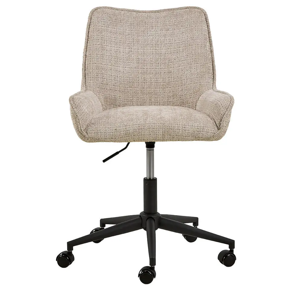 Hioshop Eddie kantoorstoel beige