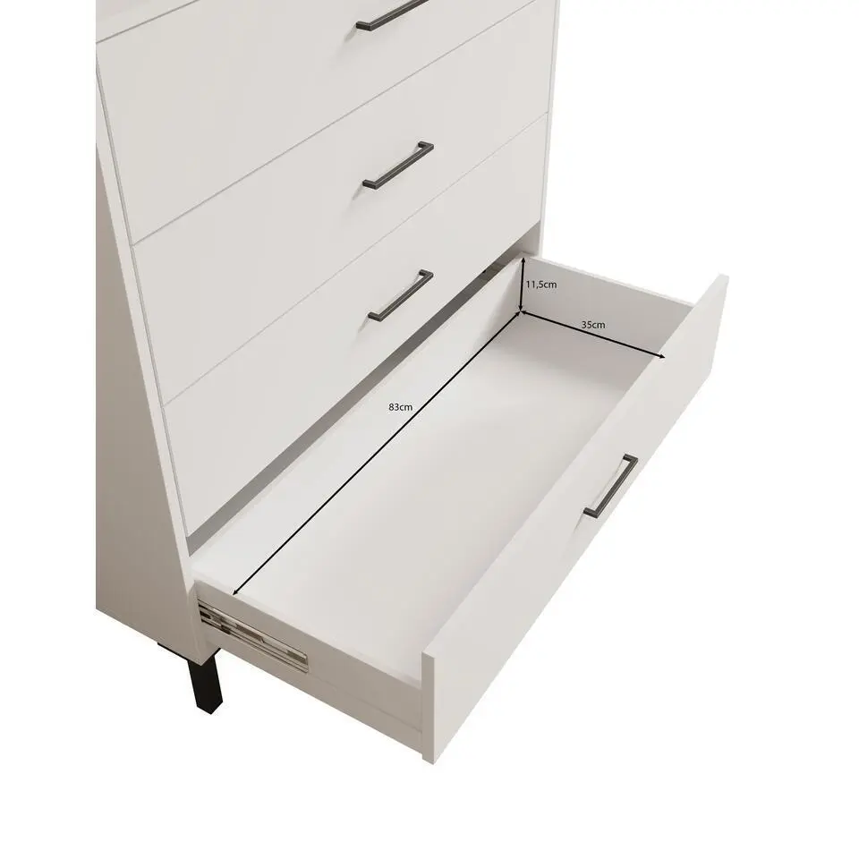 Meubella - Ladekast Vidor - Beige - 93 cm