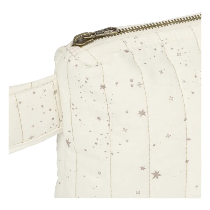Nobodinoz Sac à langer Stories en coton bio | Ecru
