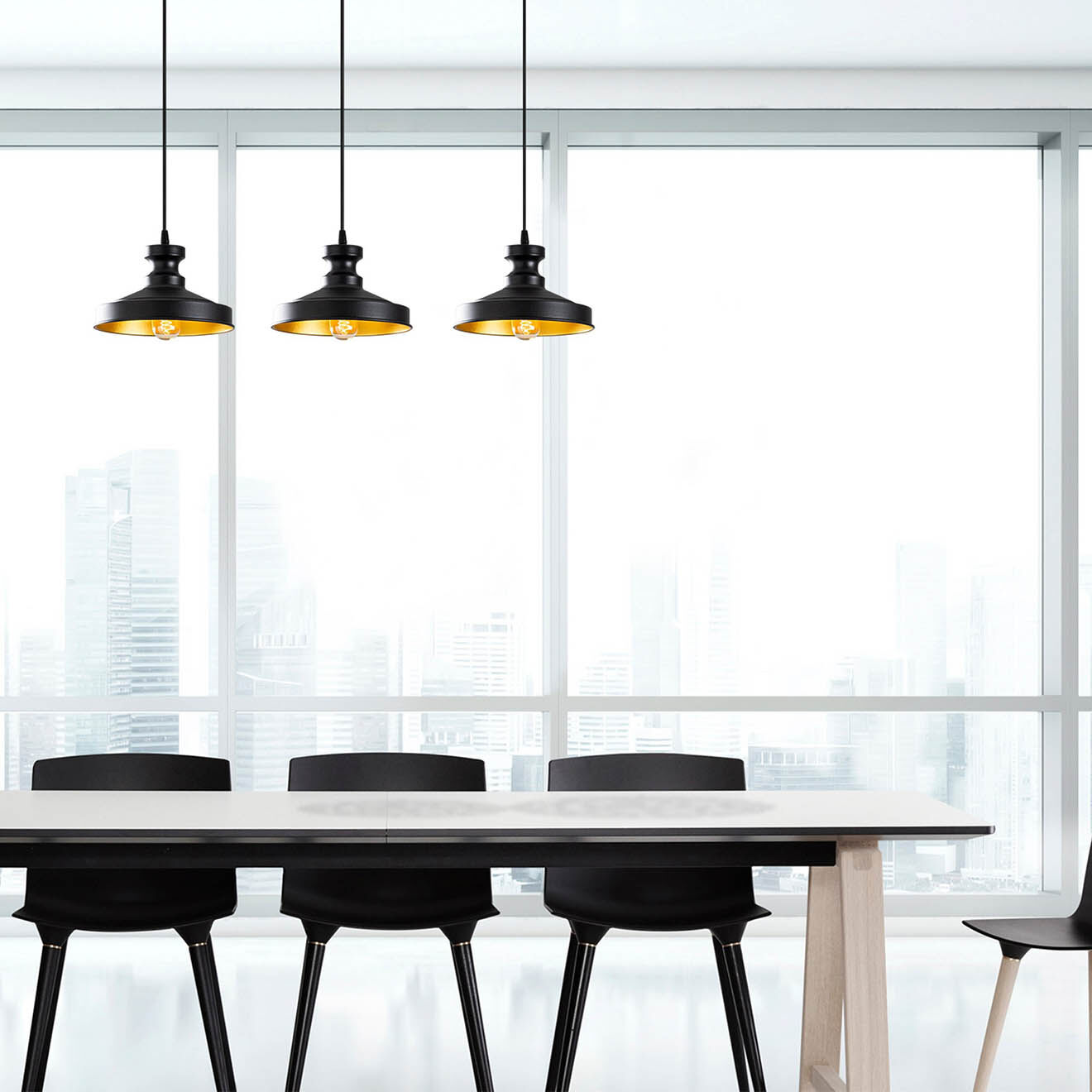 Sheen Suspension Berceste noire - 72x22x109 cm