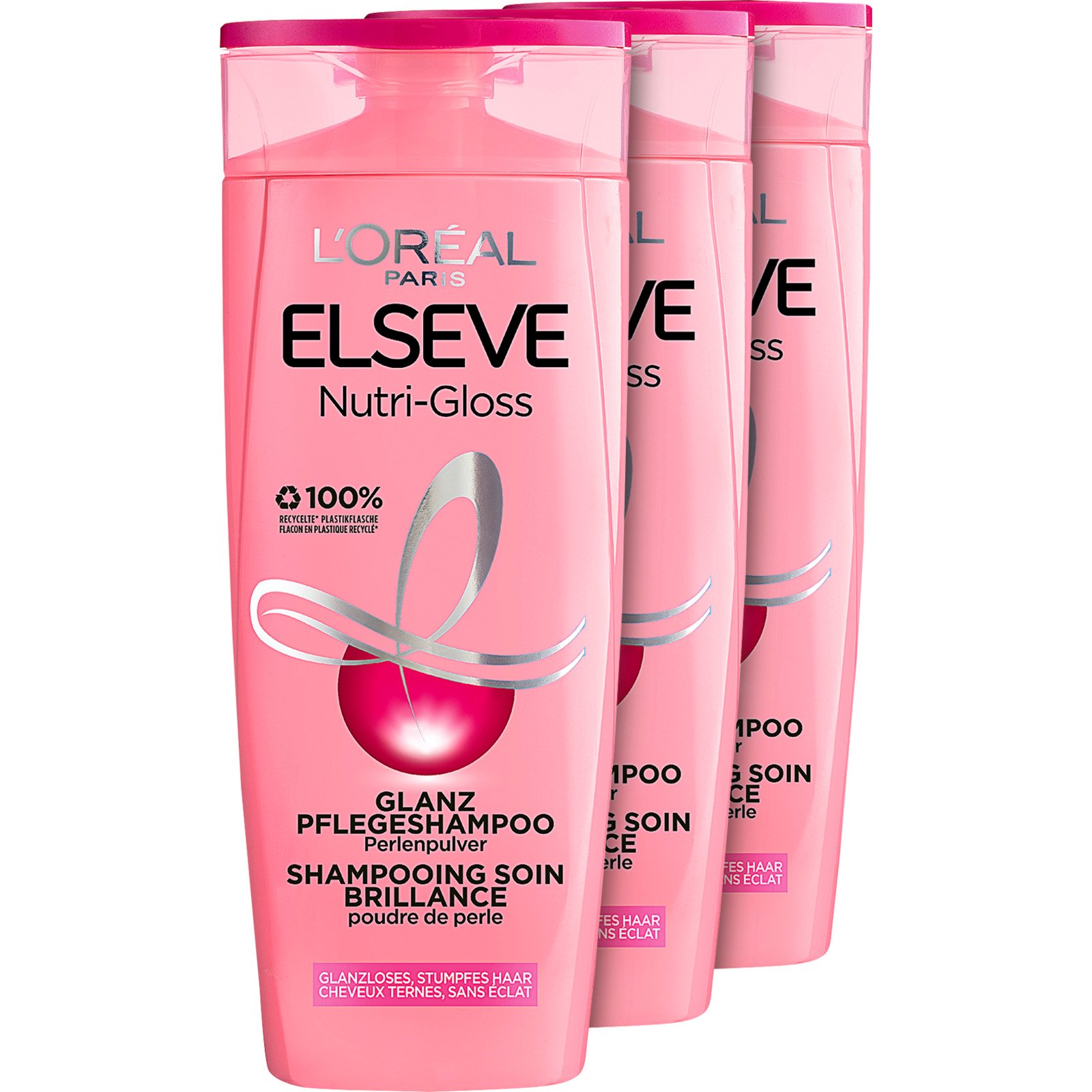 L'Oréal Elsève Shampoo Nutri-Gloss 3 x 250 ml