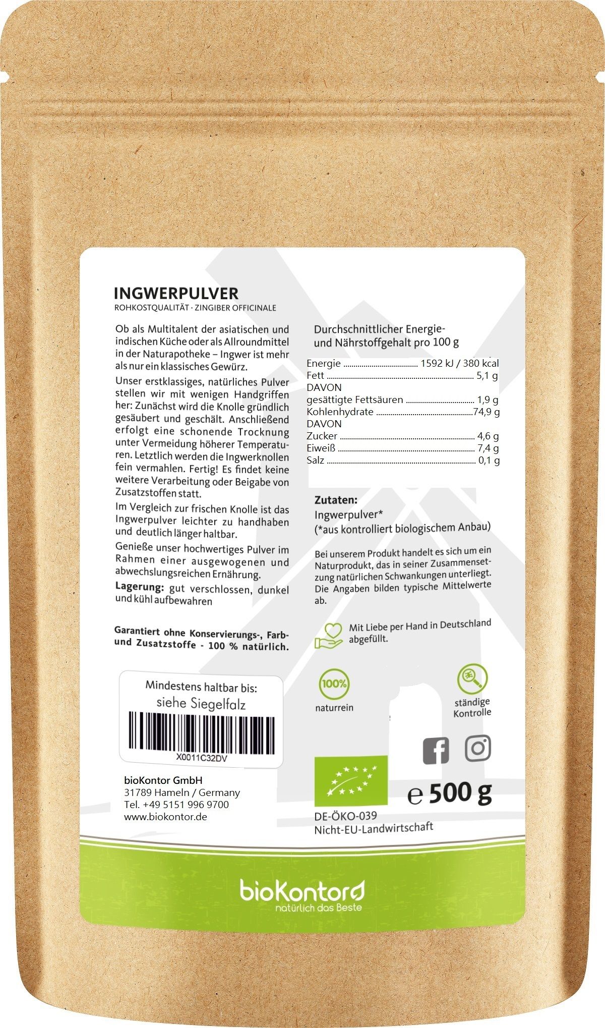 bioKontor Ingwerpuler