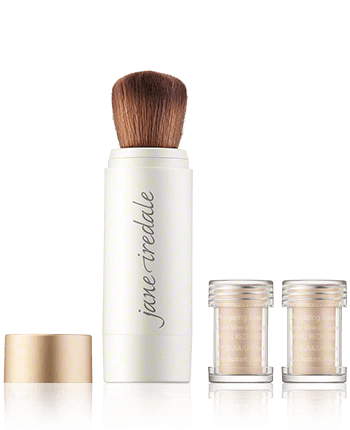 Jane Iredale Amazing Base Refillable Brush + 2 Refills Satin 1-Stück + 2x2,5g