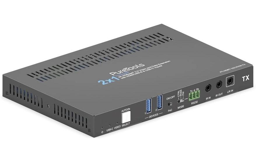 Multimedia Transmitter PT-HDBT-1021KVM-TX<br>2 x 1 18 GBps HDBaset 3.0 KVM Transmitter