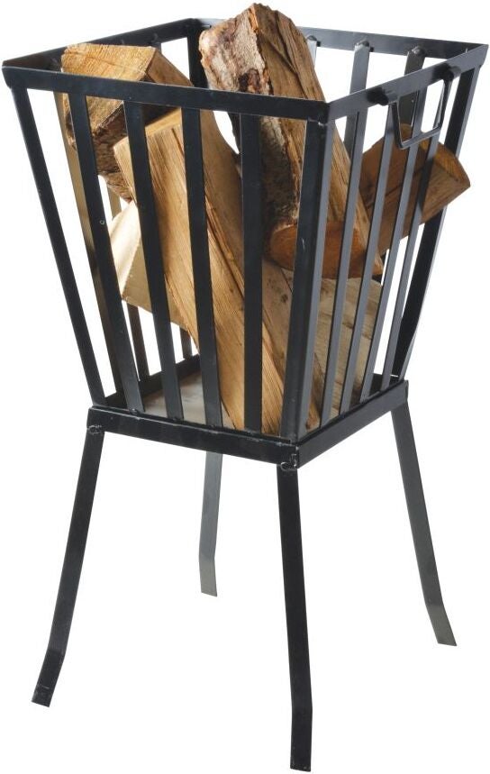 Esschert Design vuurkorf Fancy Flames zwart 32 x 31 x 58 cm