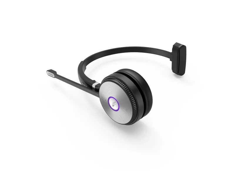 Yealink WH62 Mono - Til Microsoft Teams - headset - på øret - DECT - trådløs - Certified for Microsoft Teams