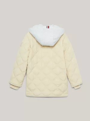 Parka Relaxed Matelassed Hooded