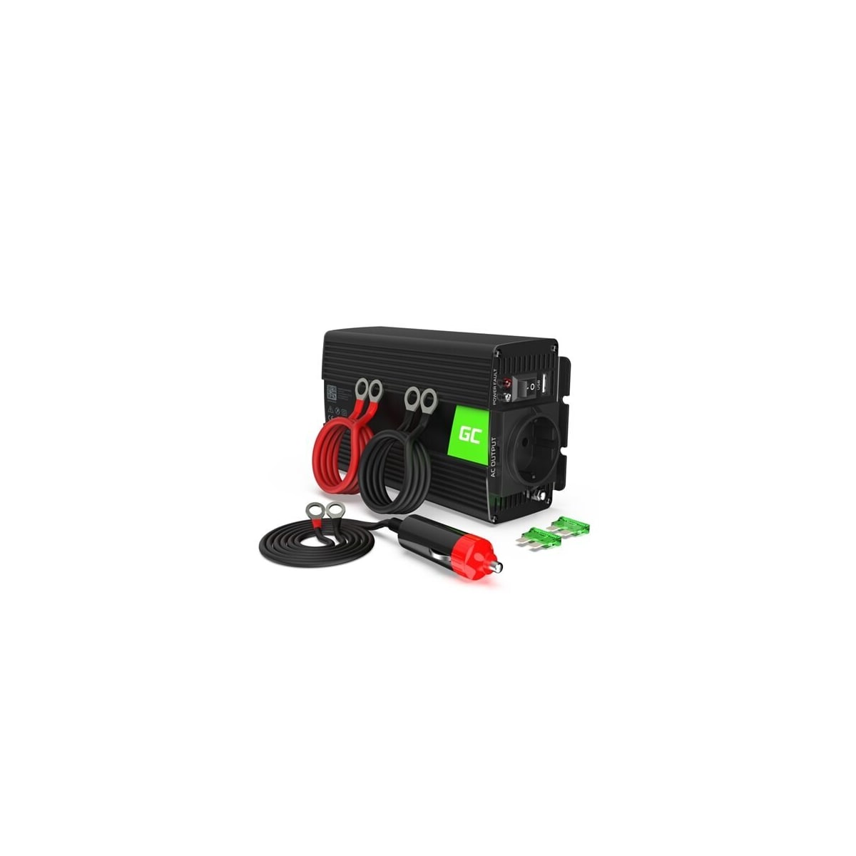 Green Cell Voltage Car Inverter 12V til 230V - 500W/1000W