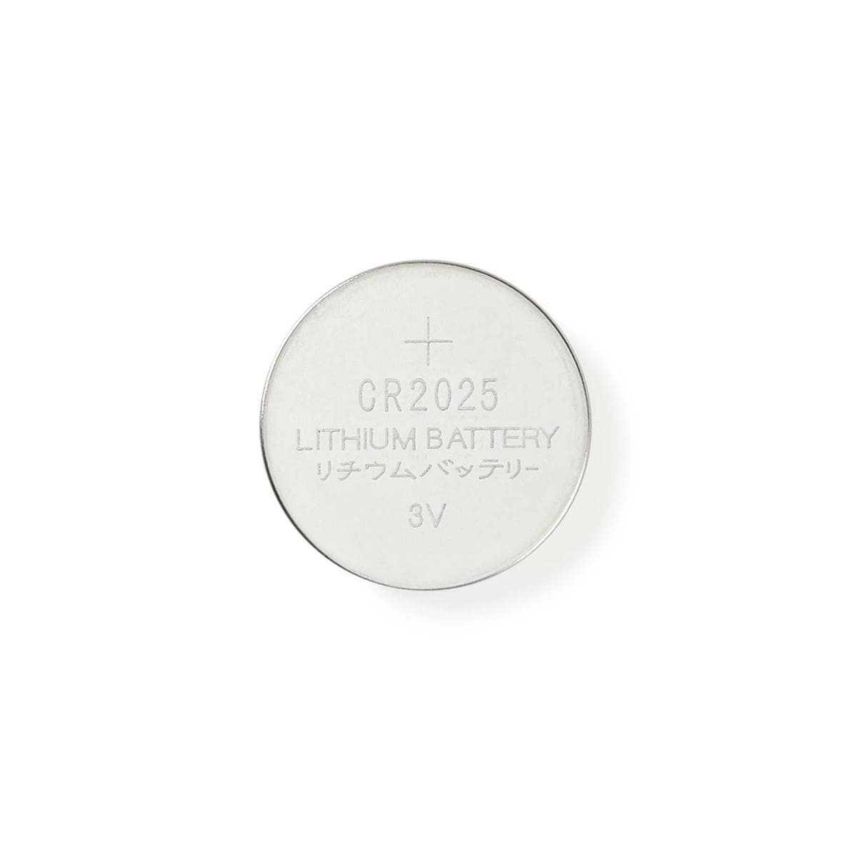 Nedis Lithium knappecellebatteri CR2025 | 3 V DC | 5-Blister | Sølv