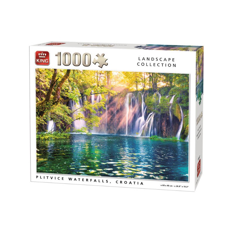 Puzzle 1000 pièces - Plitvice Waterfalls Croatie