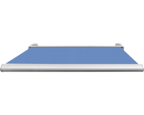 SOLUNA cassettescherm Exclusiv 2x1,5 doekdesign S2828 frame E6EV1 zilver geëloxeerd aandrijving rechts incl. motor en wandschakelaar