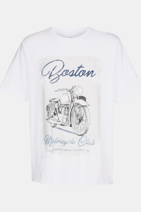 Boston Park T-Shirt, Halbarm, Boston Print, bis 72/74