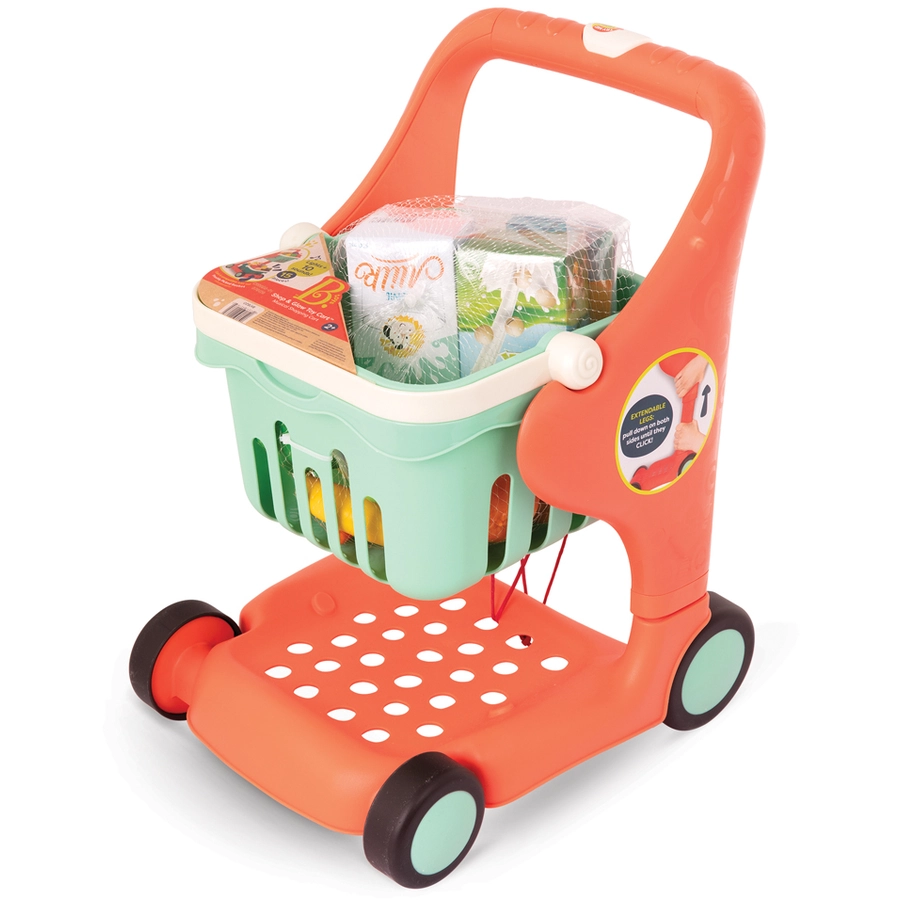 B.TOYS B. Shop & Glow - Musikalischer Einkaufswagen 1