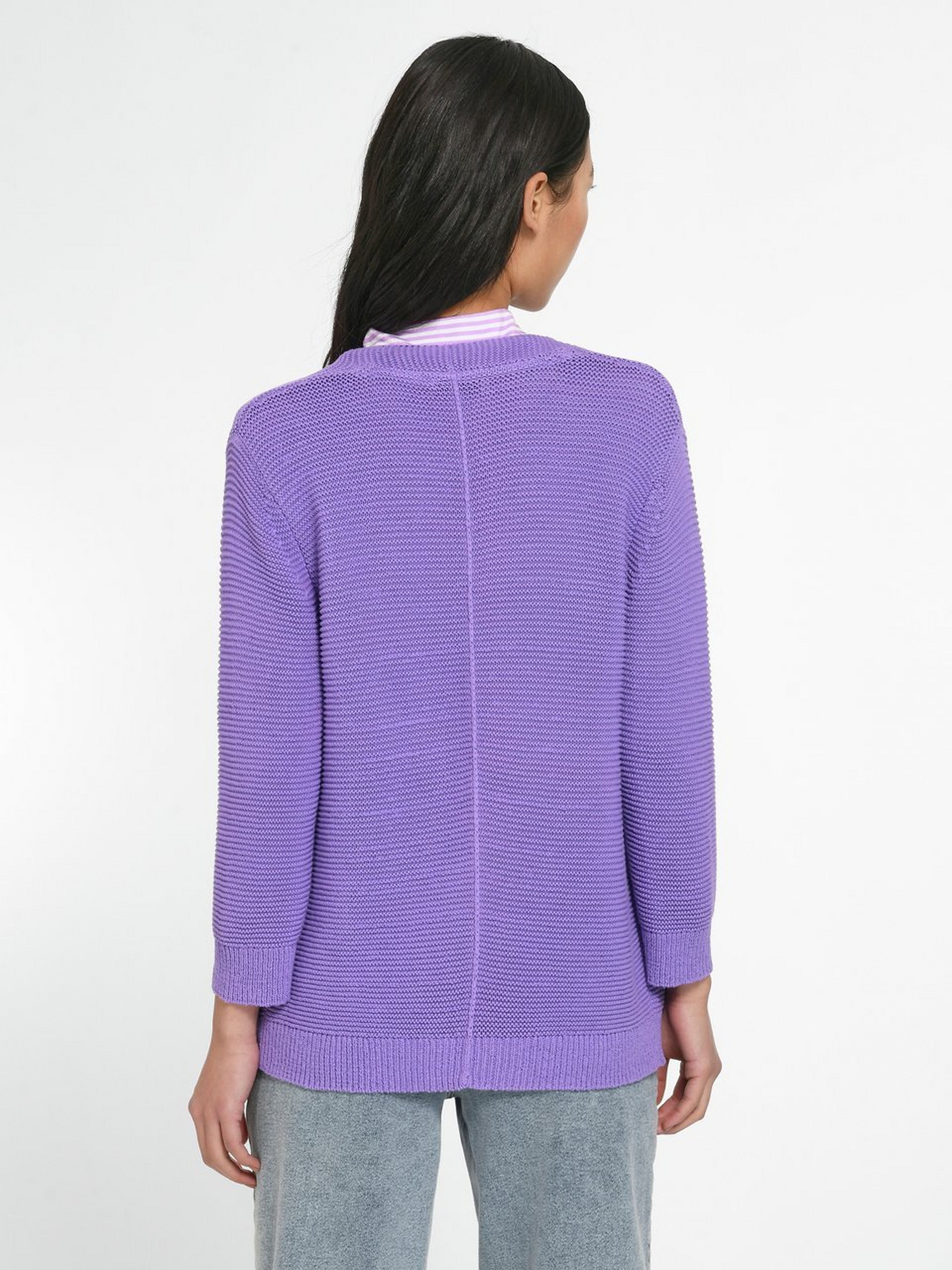 Strickjacke mit 3/4-Arm