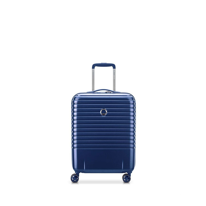 Valise cabine rigide Caumartin Plus Slim 55 cm Bleu Acier