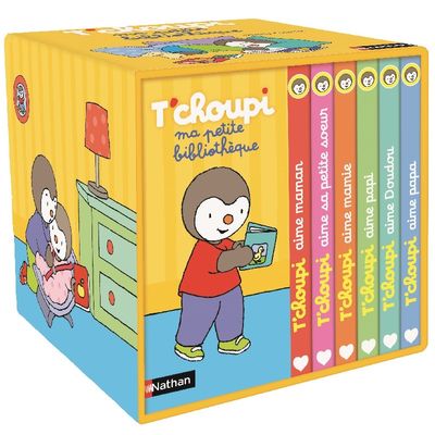 Ma Petite Bibliothèque T'Choupi (6 petits livres)