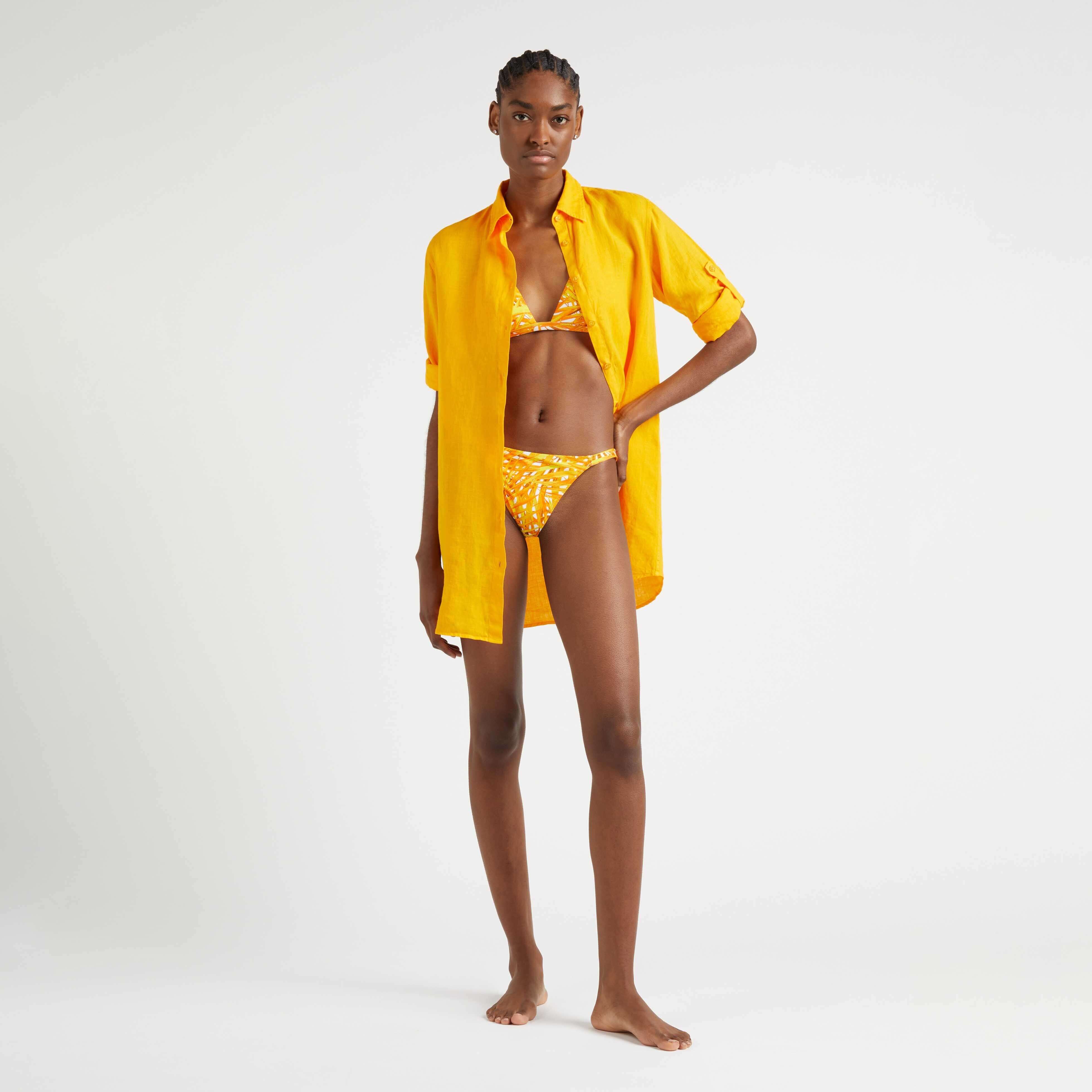 Robe chemise femme unie | Site Vilebrequin | FRGH9U10