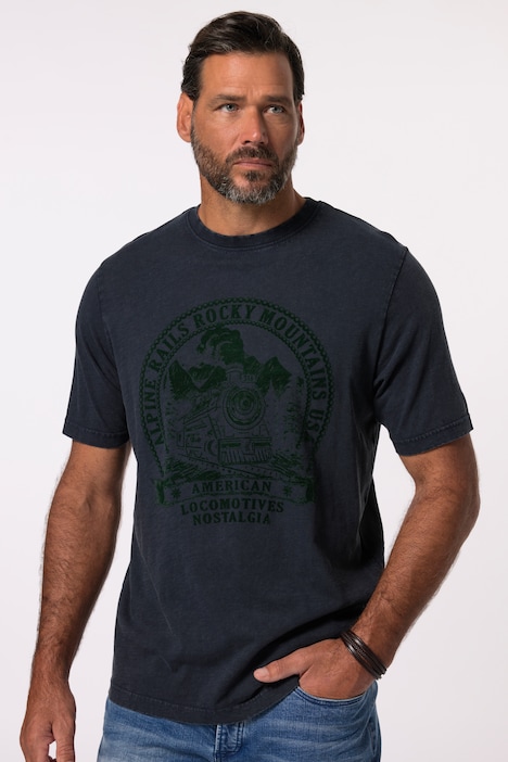 JP 1880 T-Shirt, Halbarm, Vintage-Look, Rundhals, bis 8 XL