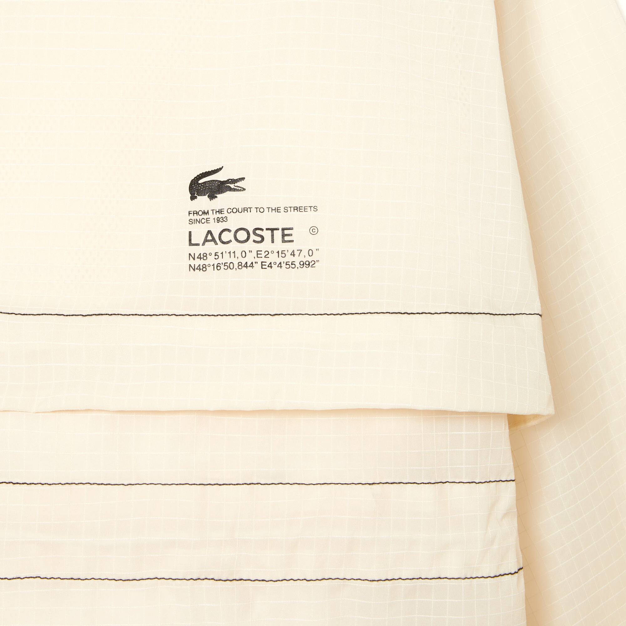 Damen LACOSTE 2 in 1 wasserabweisender Parka mit Kapuze Raincoats - Weiss - Lacoste - Damen
