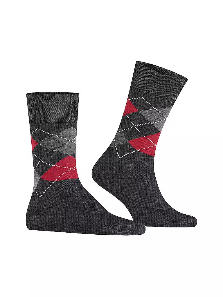 BURLINGTON Herren Socken 40-46 MANCHESTER anthracite melange grau