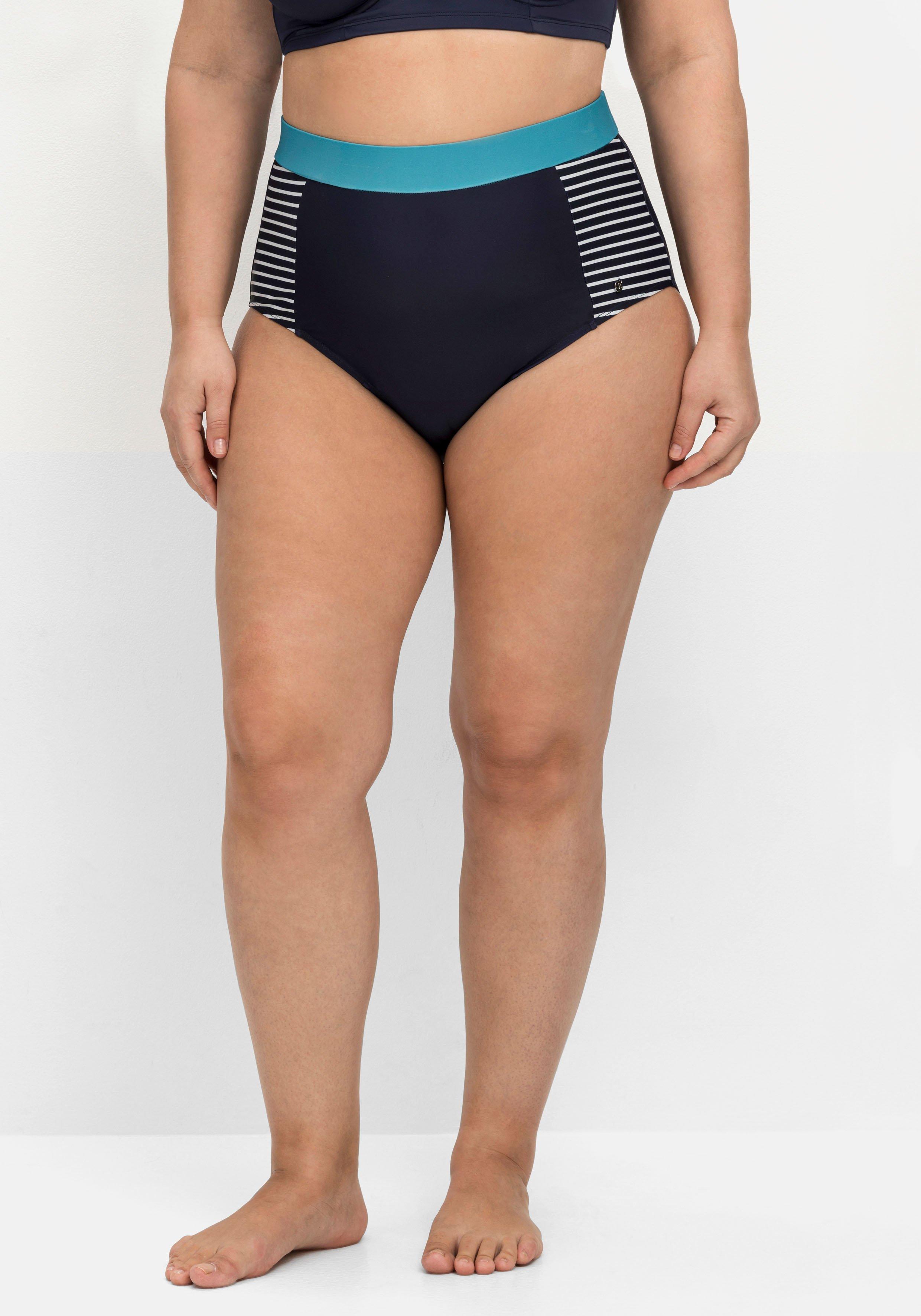 Bikinihose in hohem Schnitt, mit Shaping-Einsatz